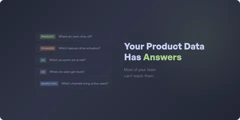 Your Product Data Has Answers. Most of Your Team Can't Reach Them.